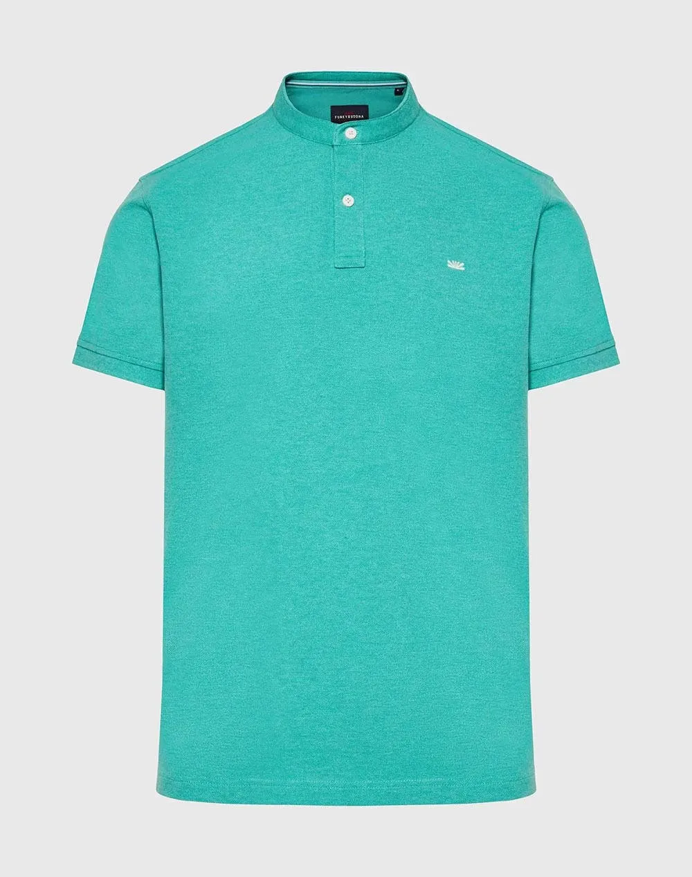 Mao neck polo shirt