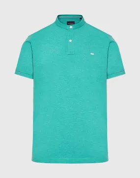 Mao neck polo shirt