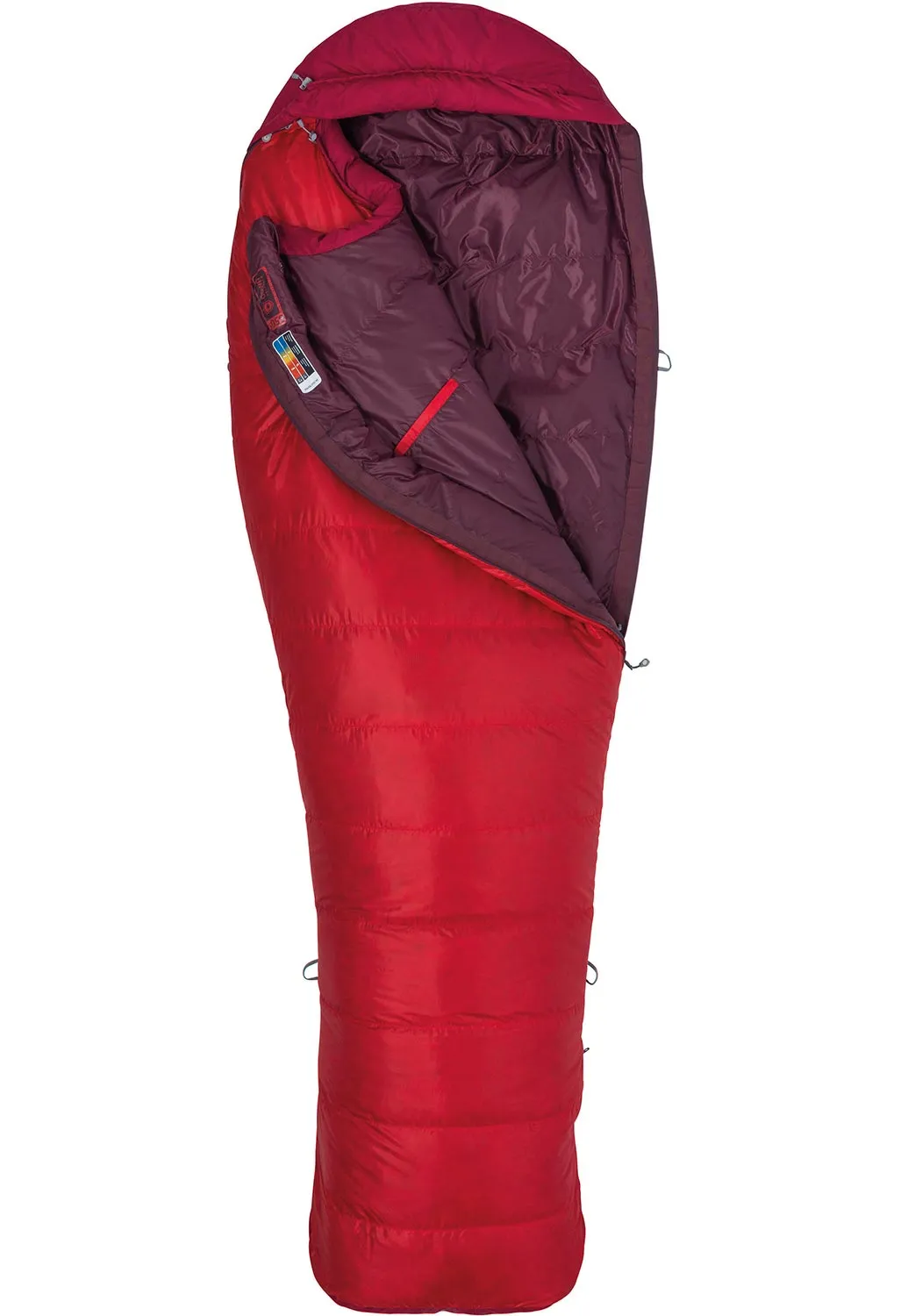 Marmot Always Summer Sleeping Bag - Team Red/Sienna Red