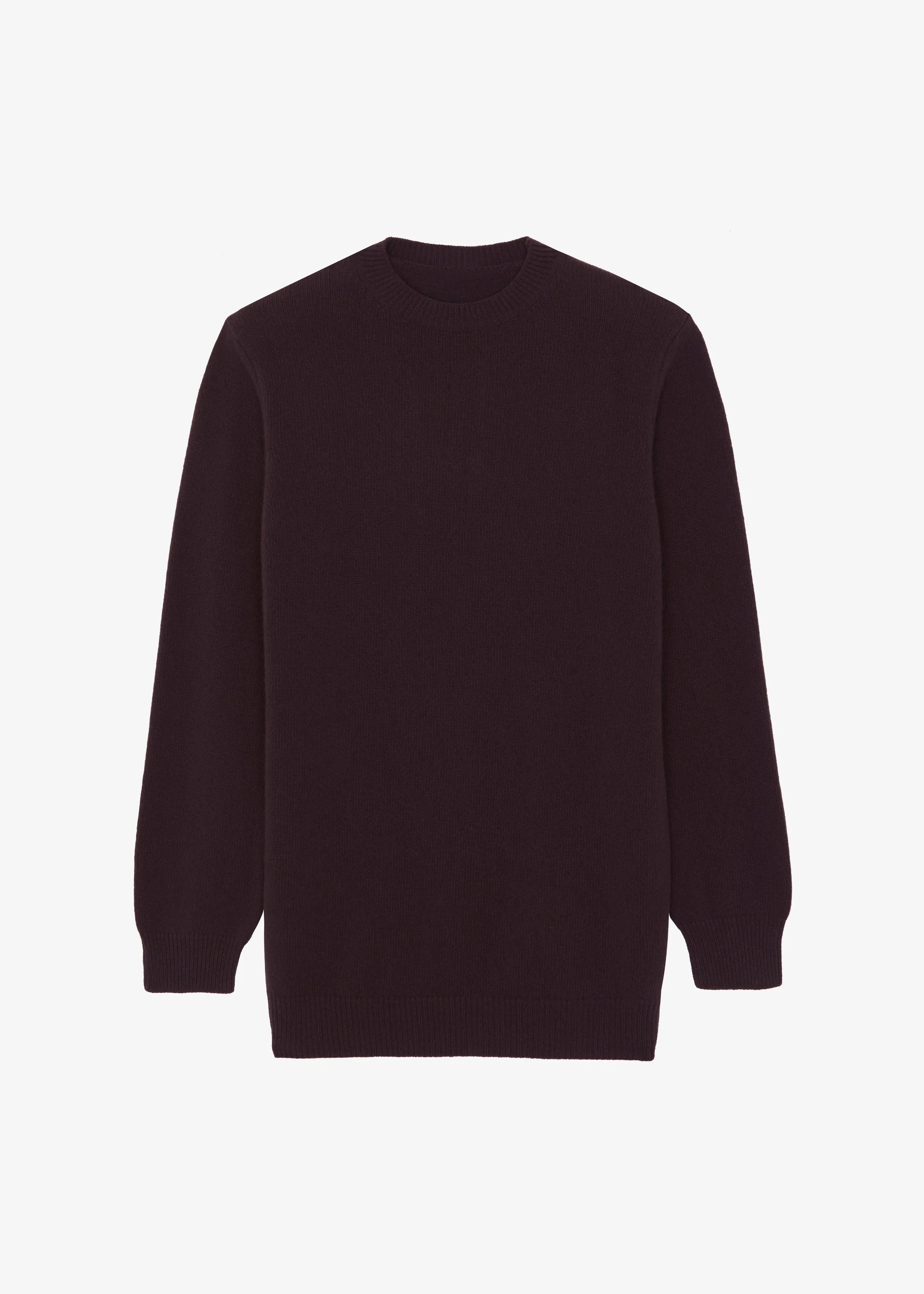 Maxime Knit Sweater Dress - Dark Plum