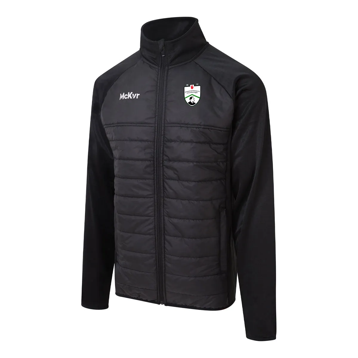 Mc Keever Fintona Pearses GAA Core 22 Hybrid Jacket - Adult - Black