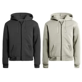 Men's Ultra-Soft Sherpa-Lined Zip-up Hoodie