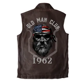 MEN'S 1962 OLD MAN CLUB VINTAGE DOUBLE COLLAR VEST