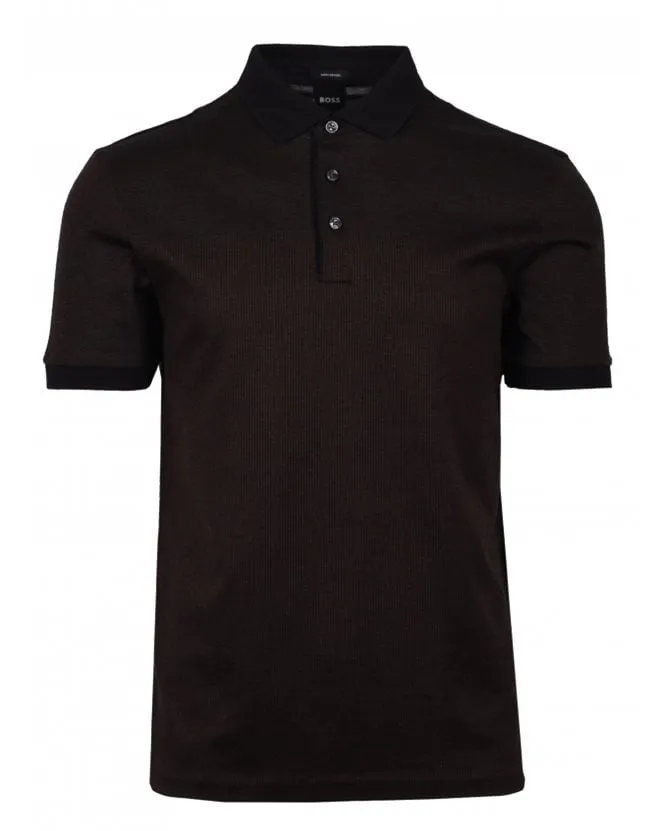 Mens Prout Polo Shirt Black 