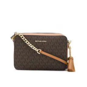 Michael Kors Jet Set Camera Crossbody Bag | Brown-32F8GF5M28 -kular fashion