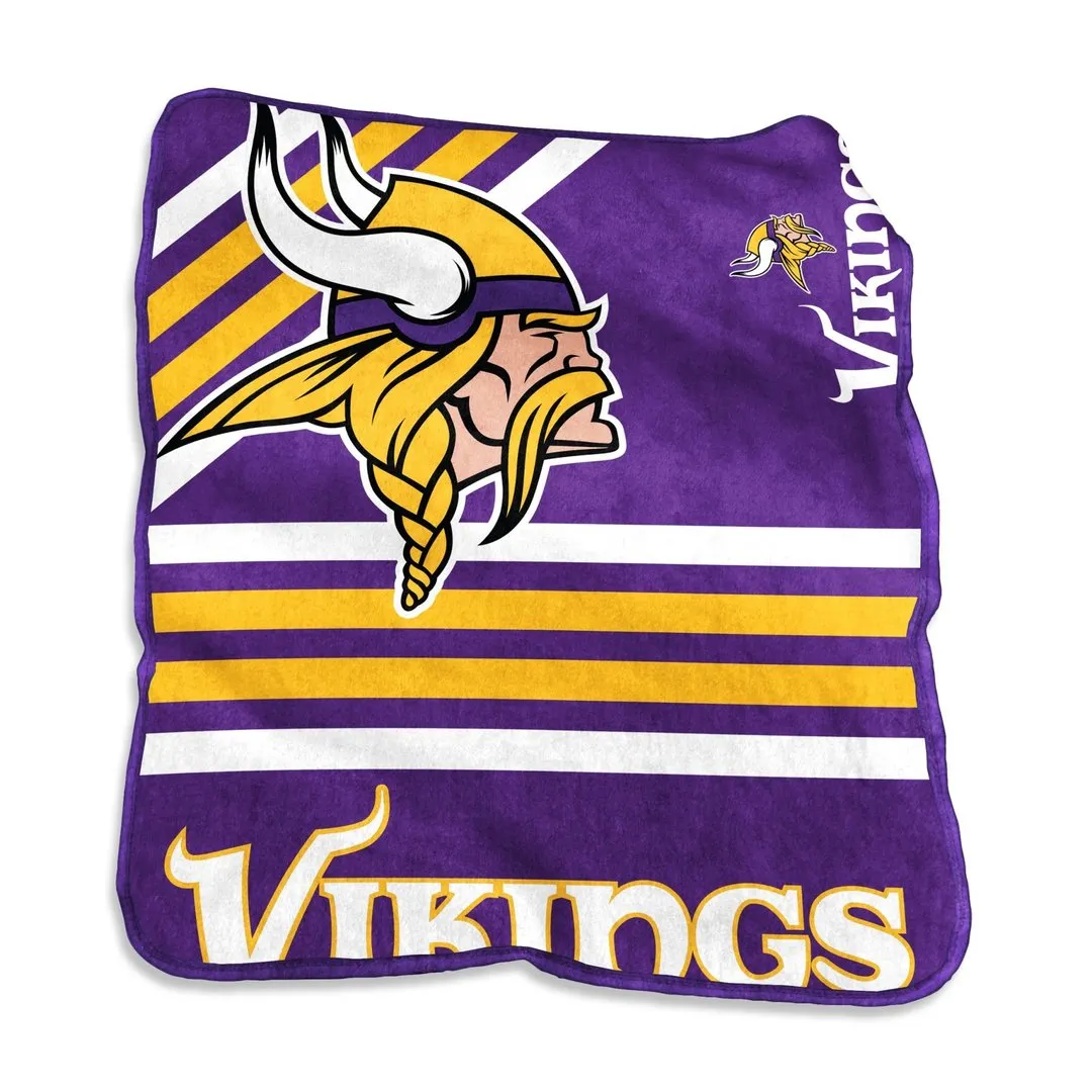 Minnesota Vikings 50 x 60 Raschel Throw Blanket