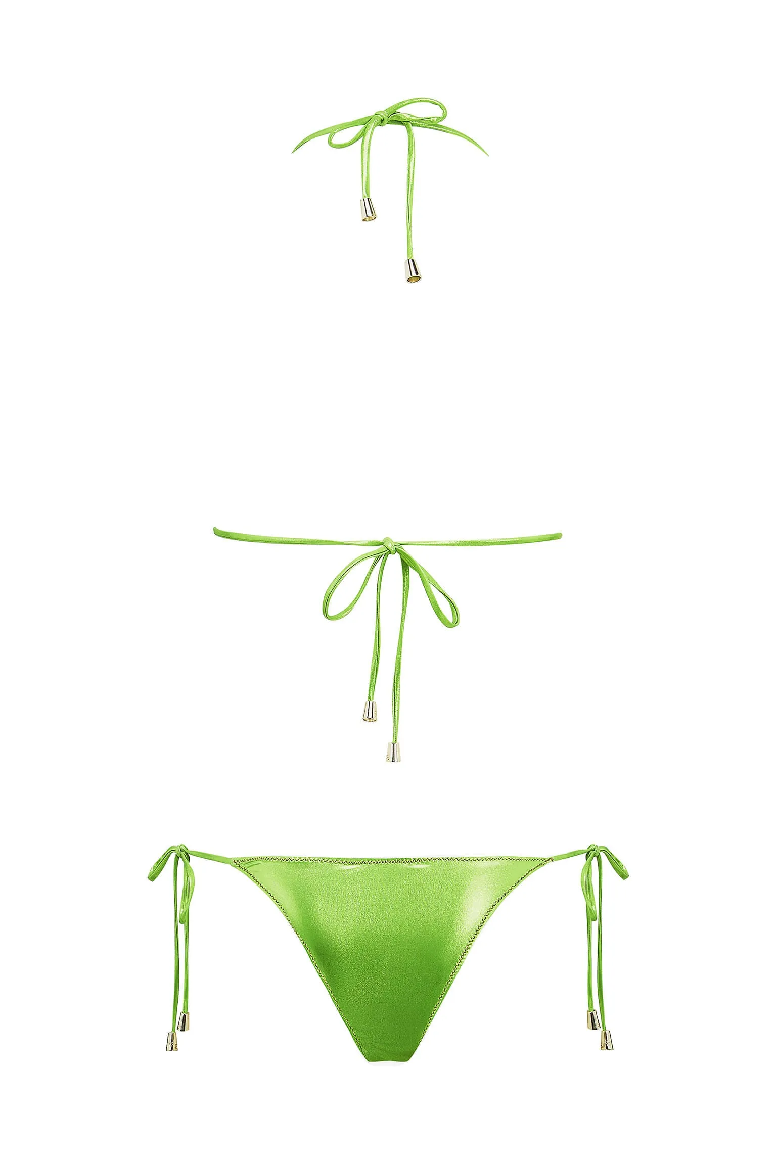 Miro Lime Bikini Top