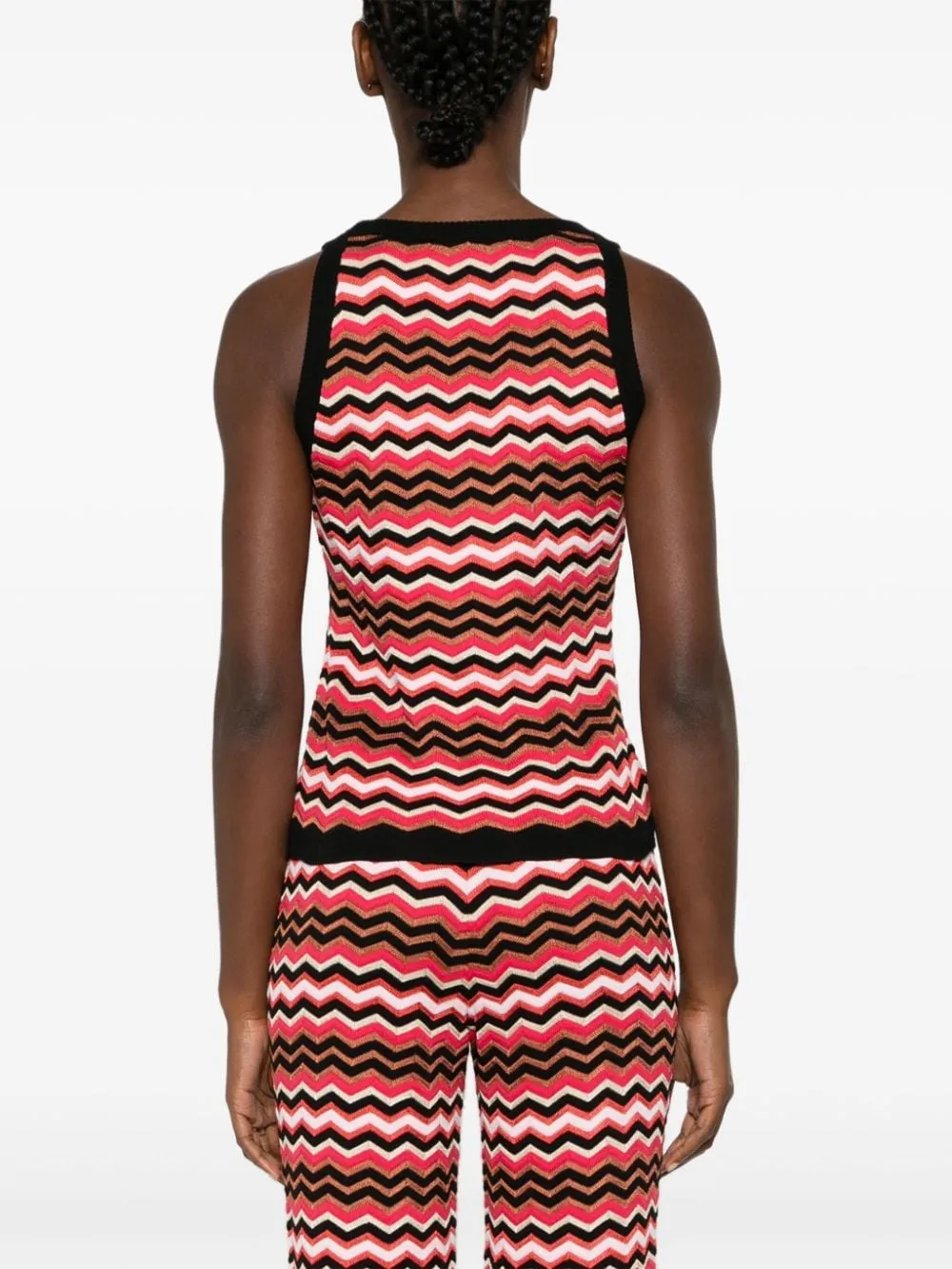 Missoni    Missoni Zigzag Pattern Sleeveless Top