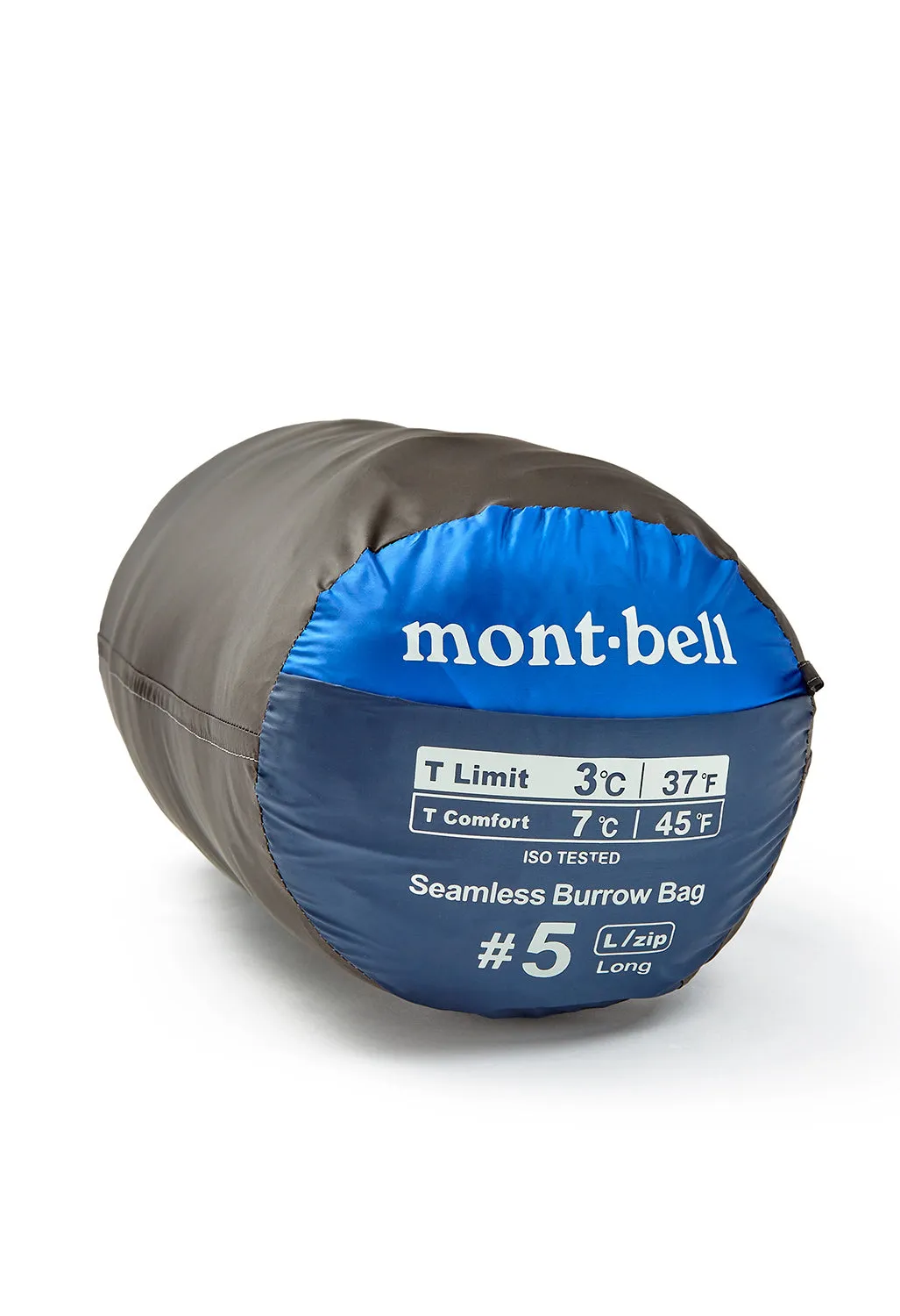 Montbell Seemless Burrow Bag #5 Long Sleeping Bag - Blue Ridge