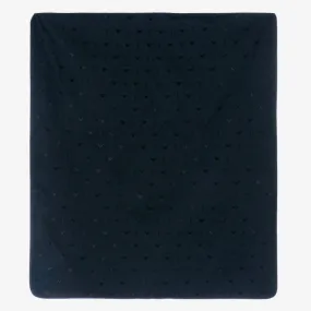 Navy Blue Padded Logo Blanket (74cm)