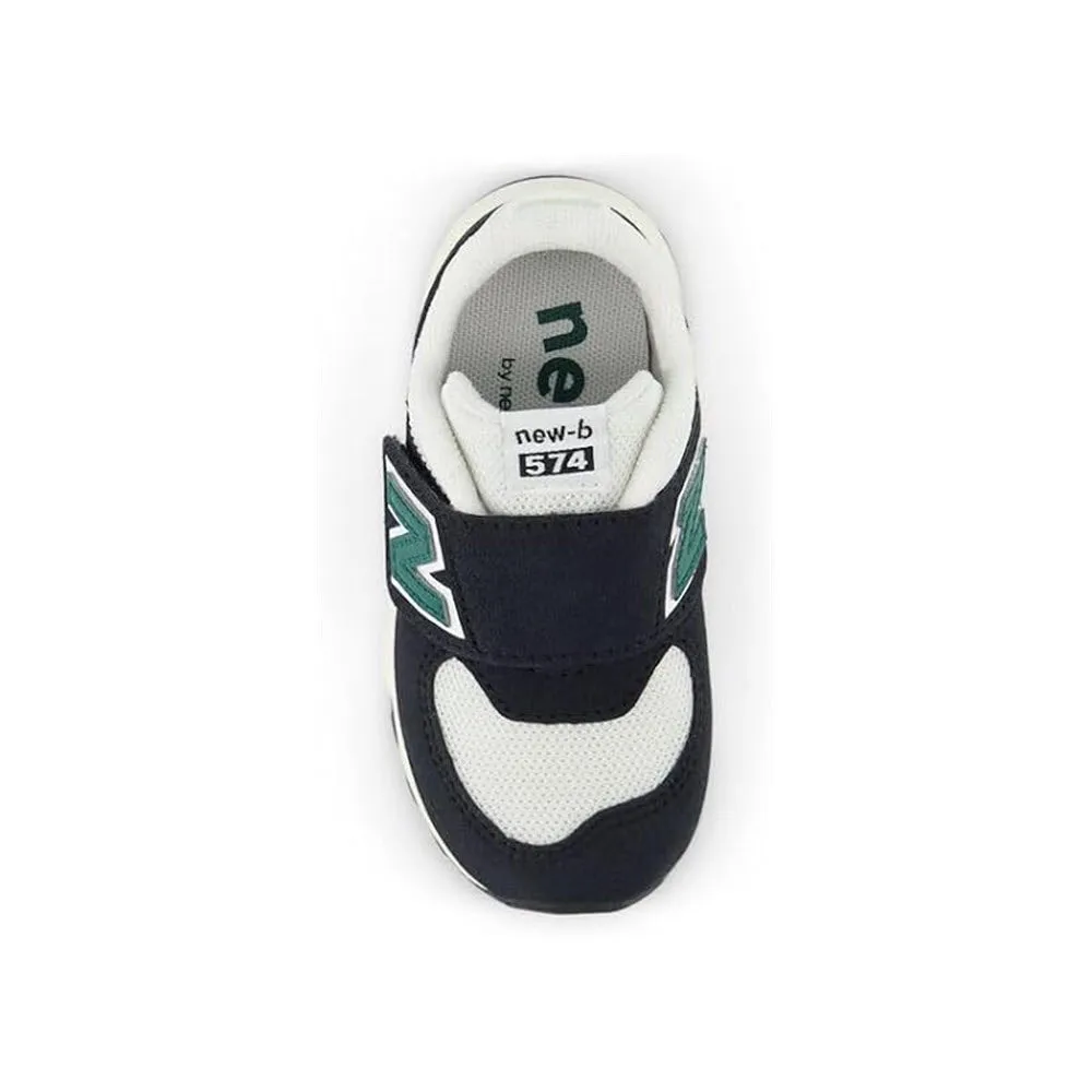 NEW BALANCE 574 BLACK/MARSH GREEN - TODDLERS