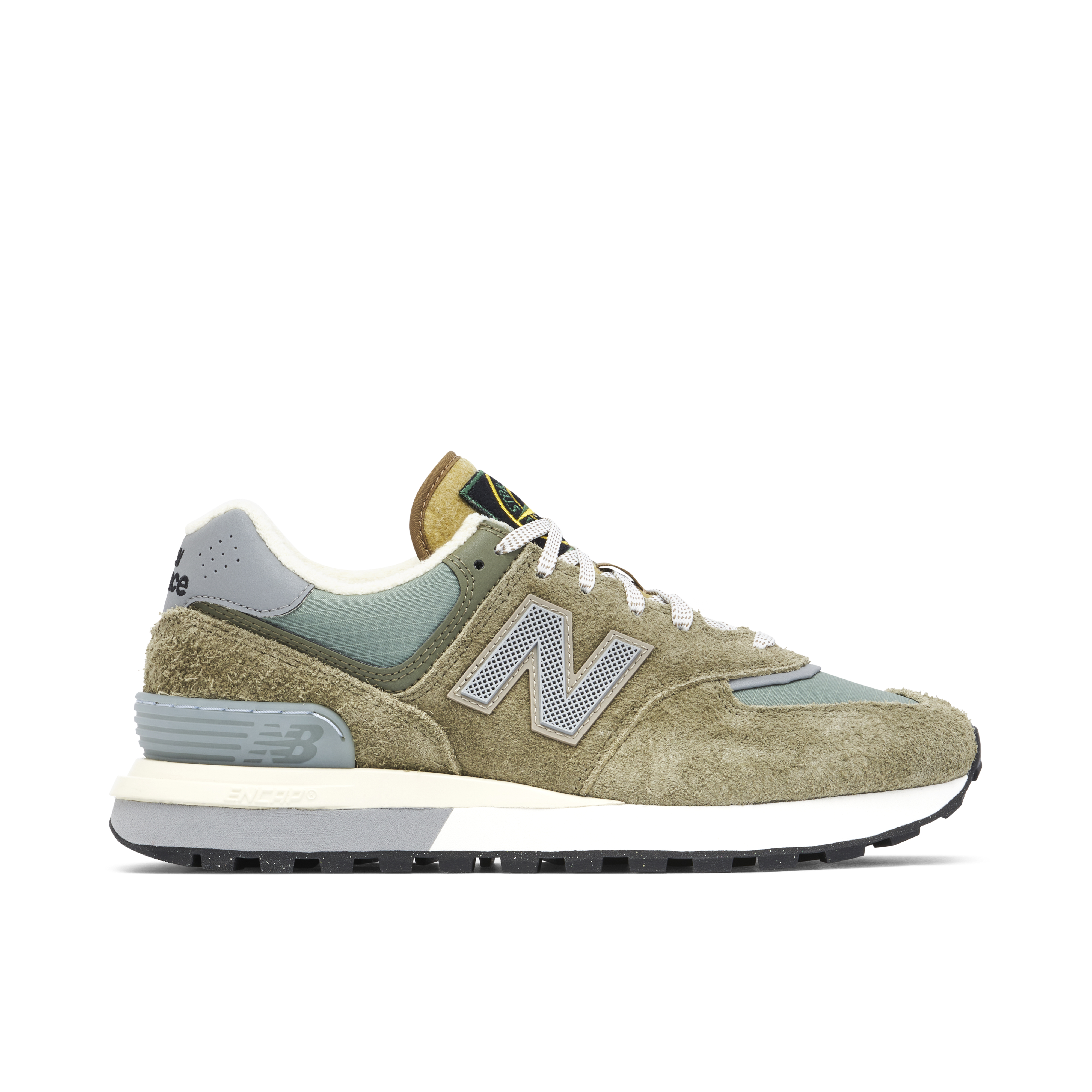 New Balance 574 x Stone Island Olive Green | U574LGST | Laced