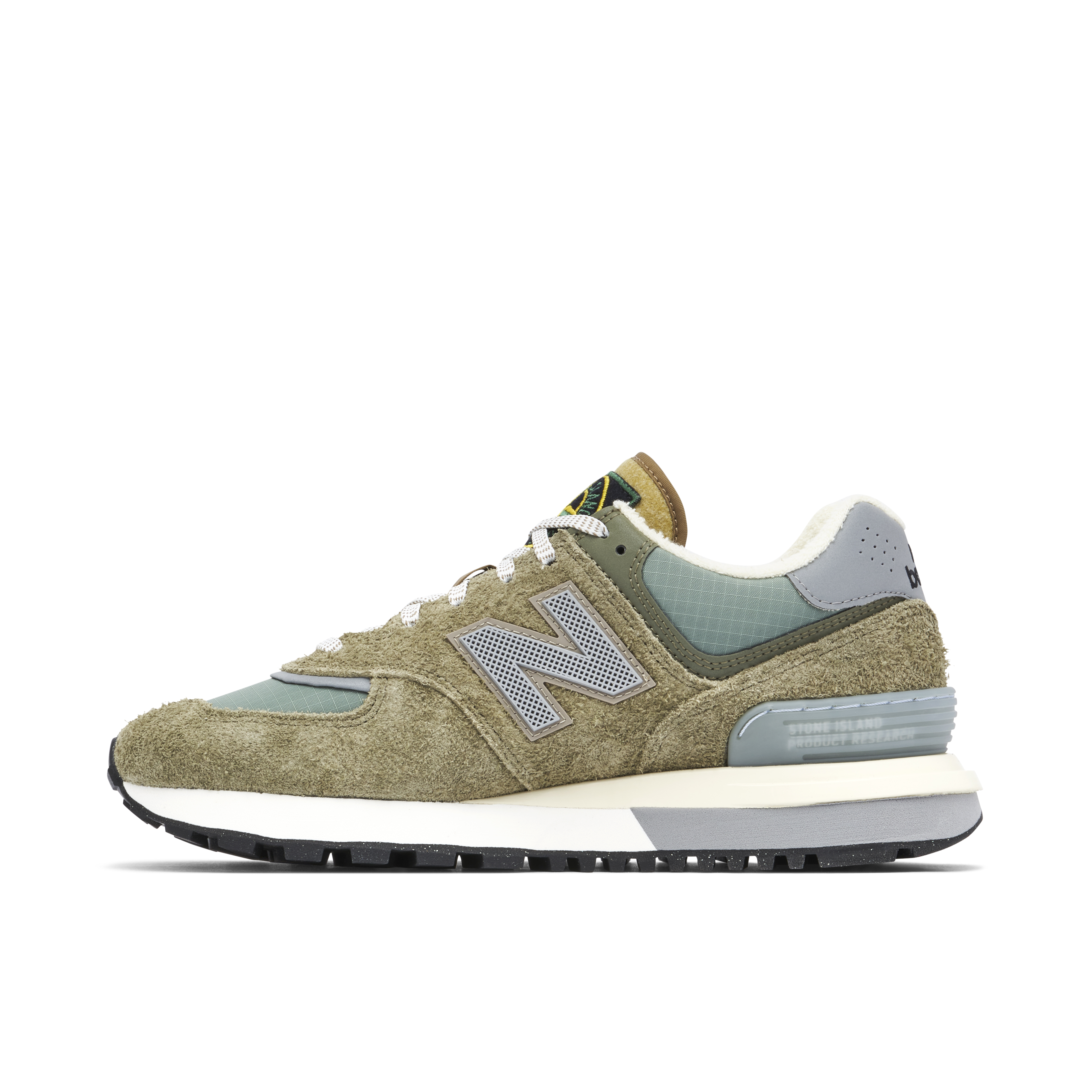 New Balance 574 x Stone Island Olive Green | U574LGST | Laced