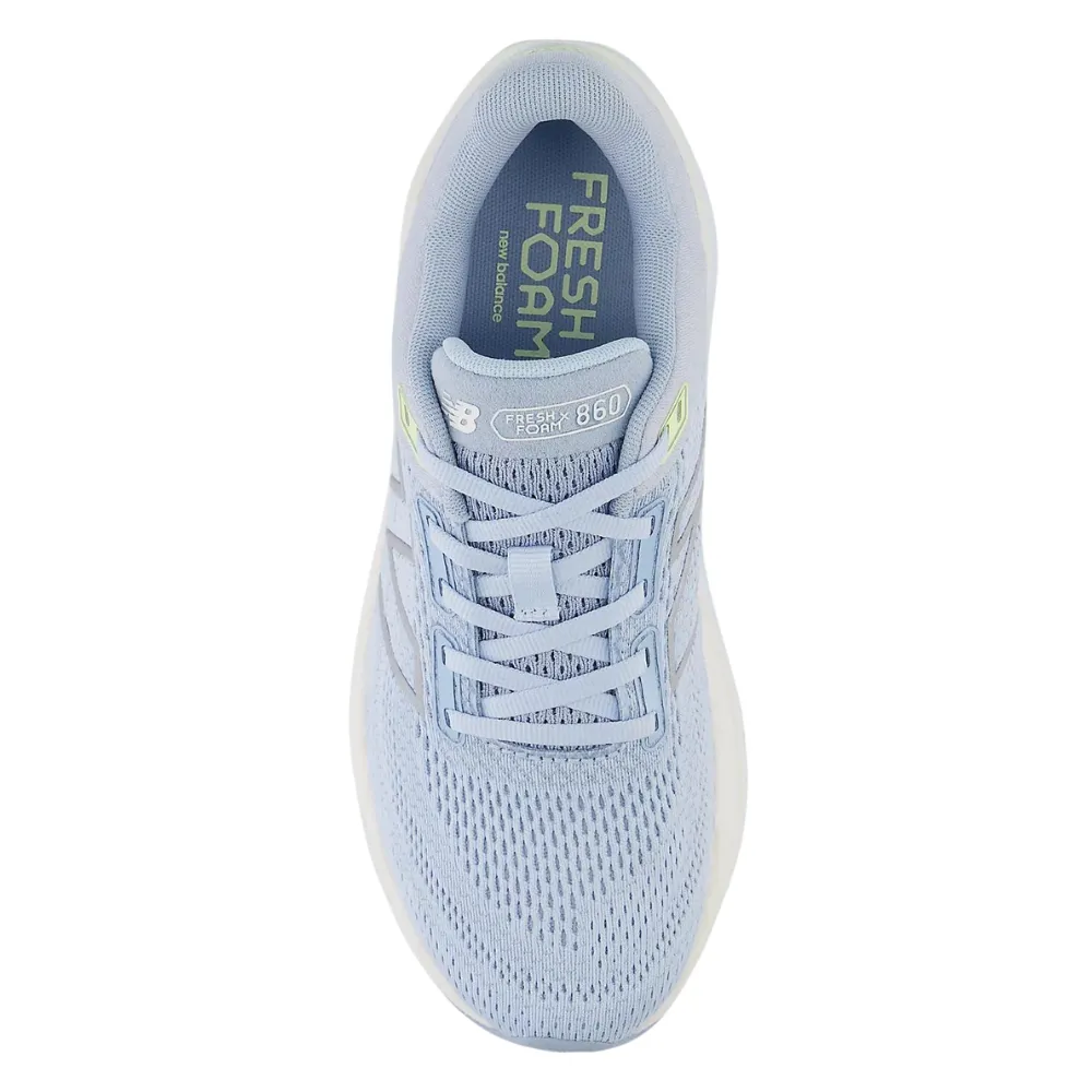 New Balance Fresh Foam X 860v14 Light Blue/Limelight/Bleached Lime Running Shoe (Women's)