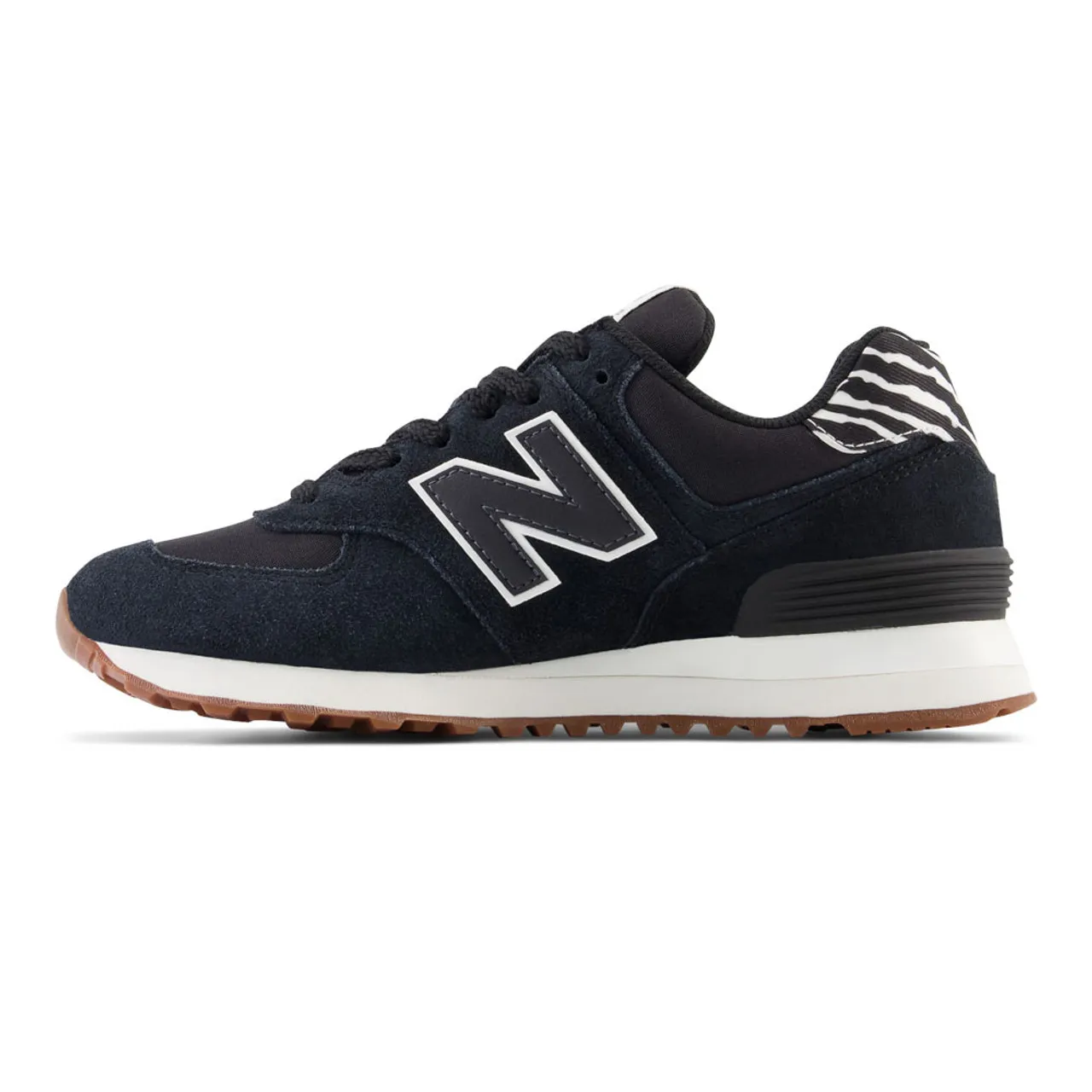 New Balance Women's 574 - Black / White / Phantom