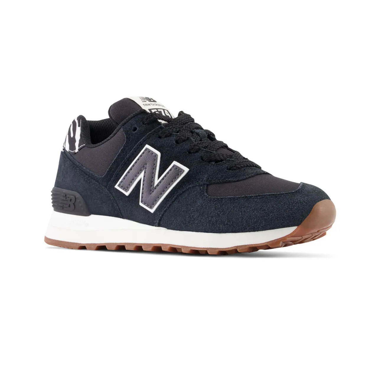 New Balance Women's 574 - Black / White / Phantom