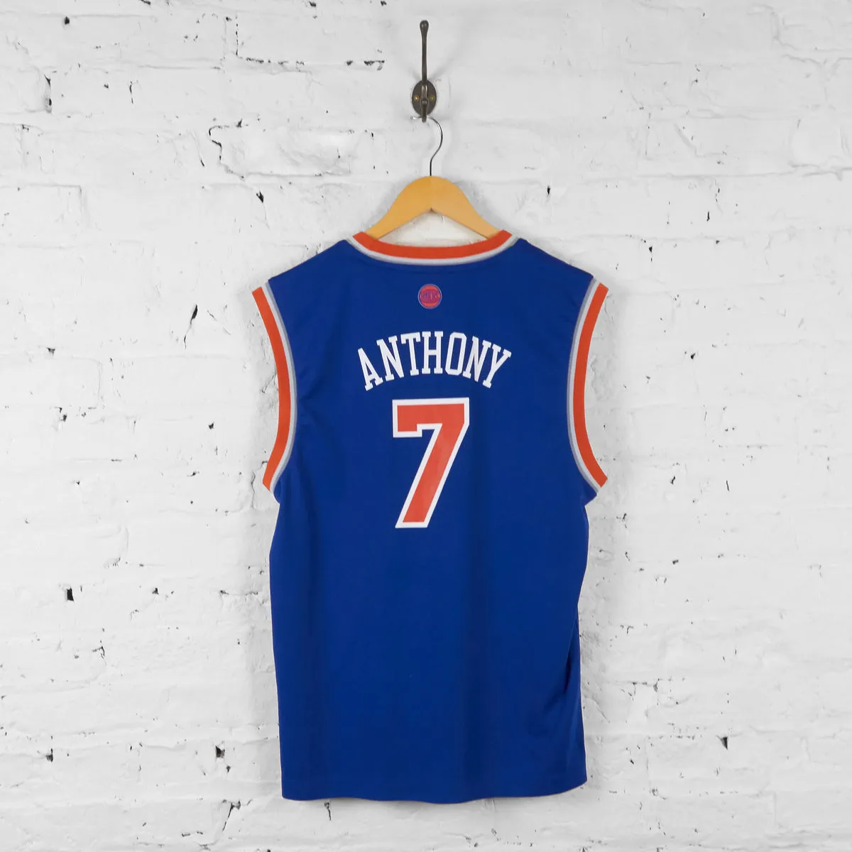 New York Knicks Anthony Basketball Vest Jersey - Blue - M