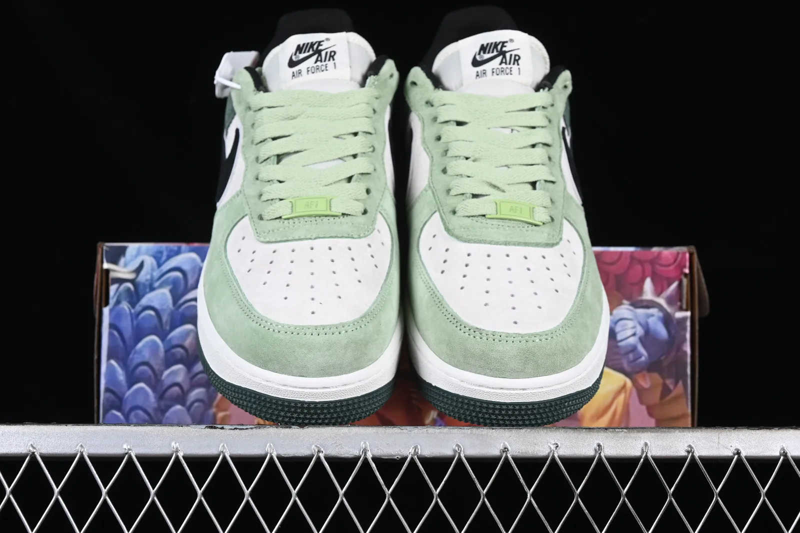 Nike Air Force 1 07 Low Black Green White LF8989-333