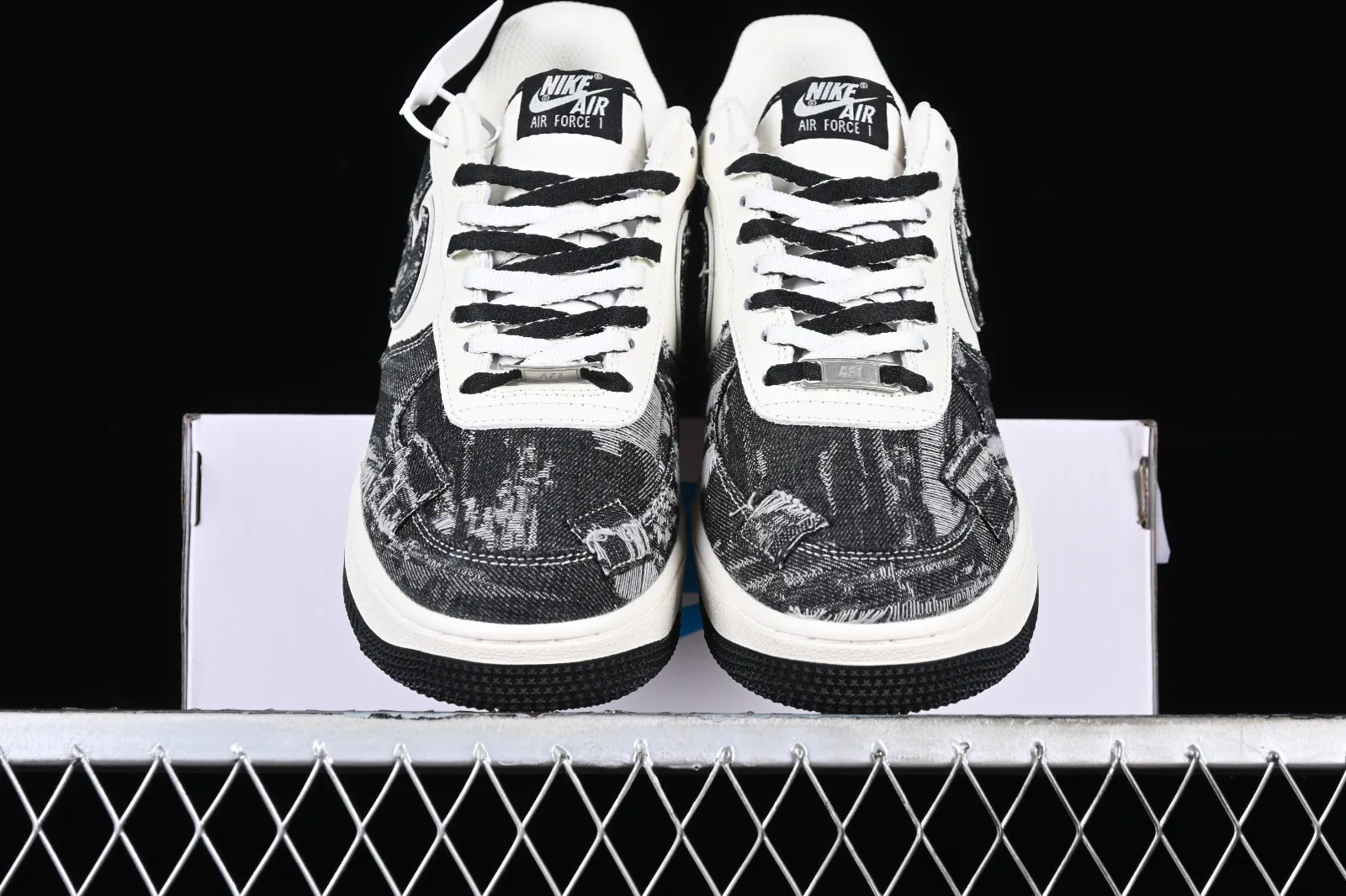 Nike Air Force 1 07 Low Brushed Patch Off White Black FB0607-066