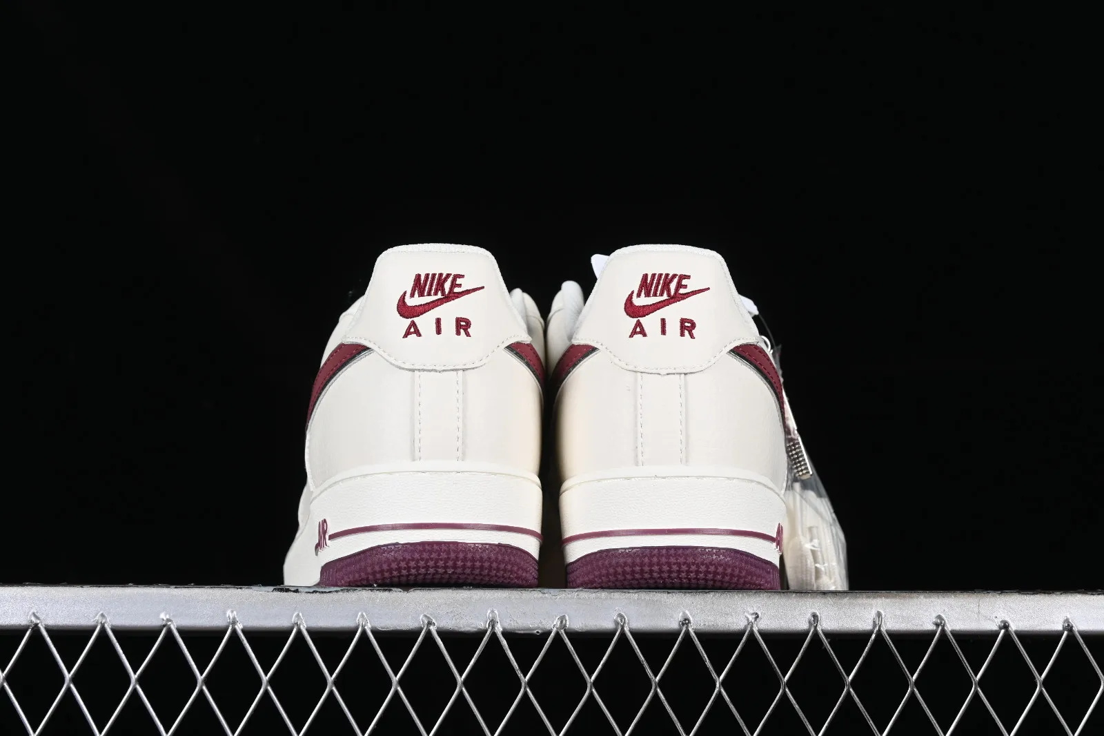 Nike Air Force 1 07 Low Dark Red Off White JJ0253-009