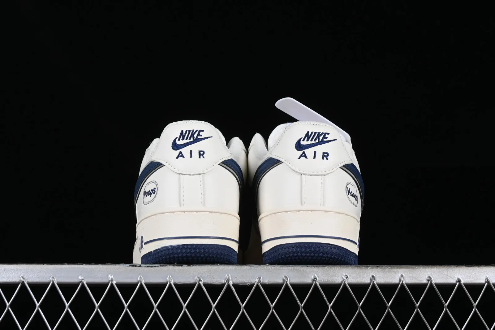 Nike Air Force 1 07 Low Hoops White Navy Blue HP2369-008