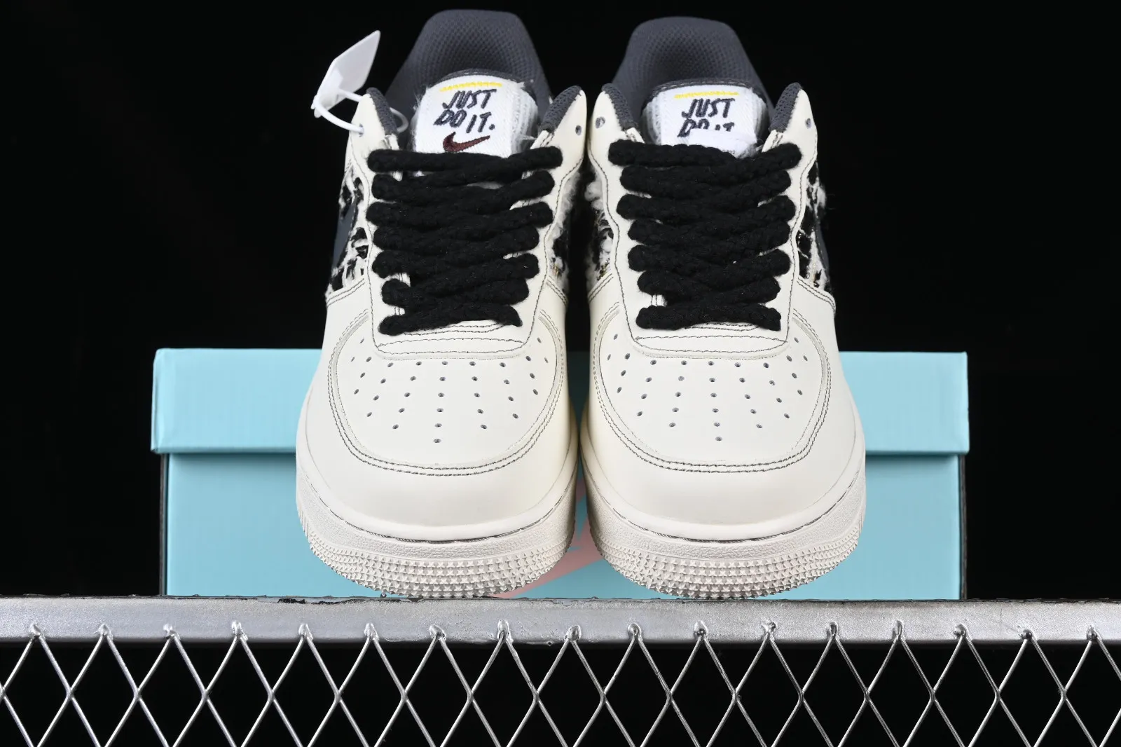 Nike Air Force 1 07 Low Just Do It Off White Black FJ7740-017