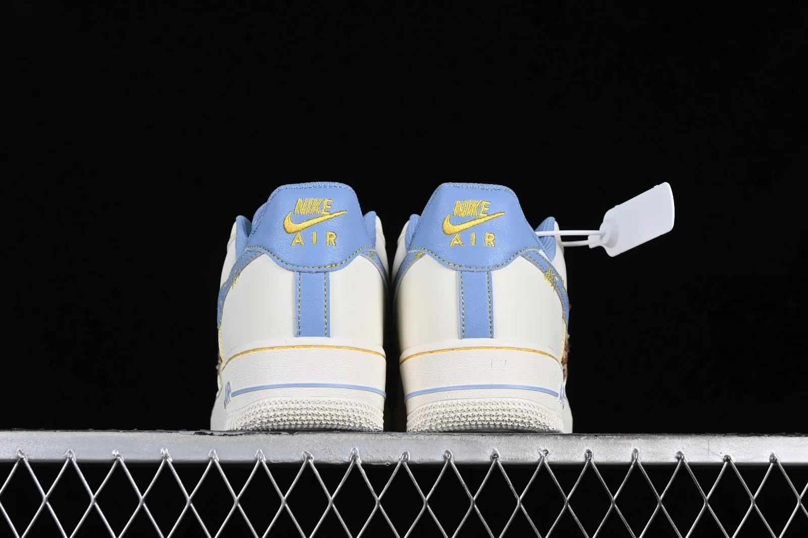 Nike Air Force 1 07 Low Just Do It White Yellow Blue FJ7740-018