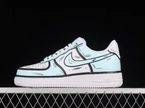 Nike Air Force 1 07 Low White Blue Black CW2288-200