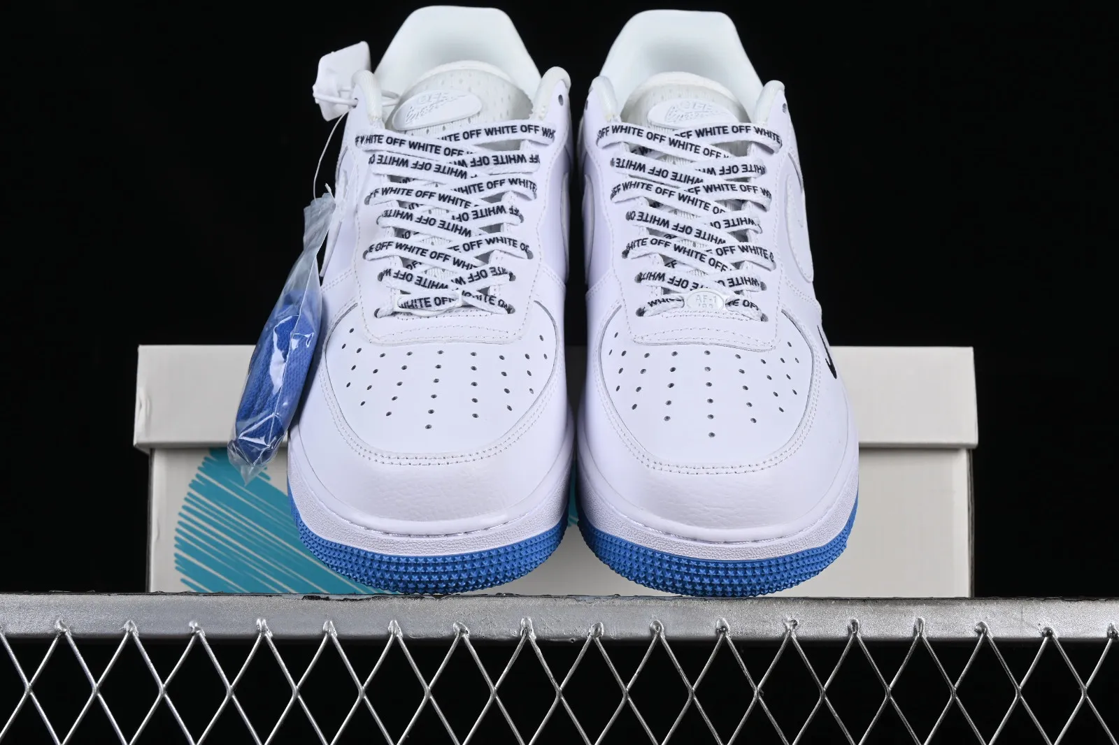 Nike Air Force 1 07 Low White Blue Black PF9055-768