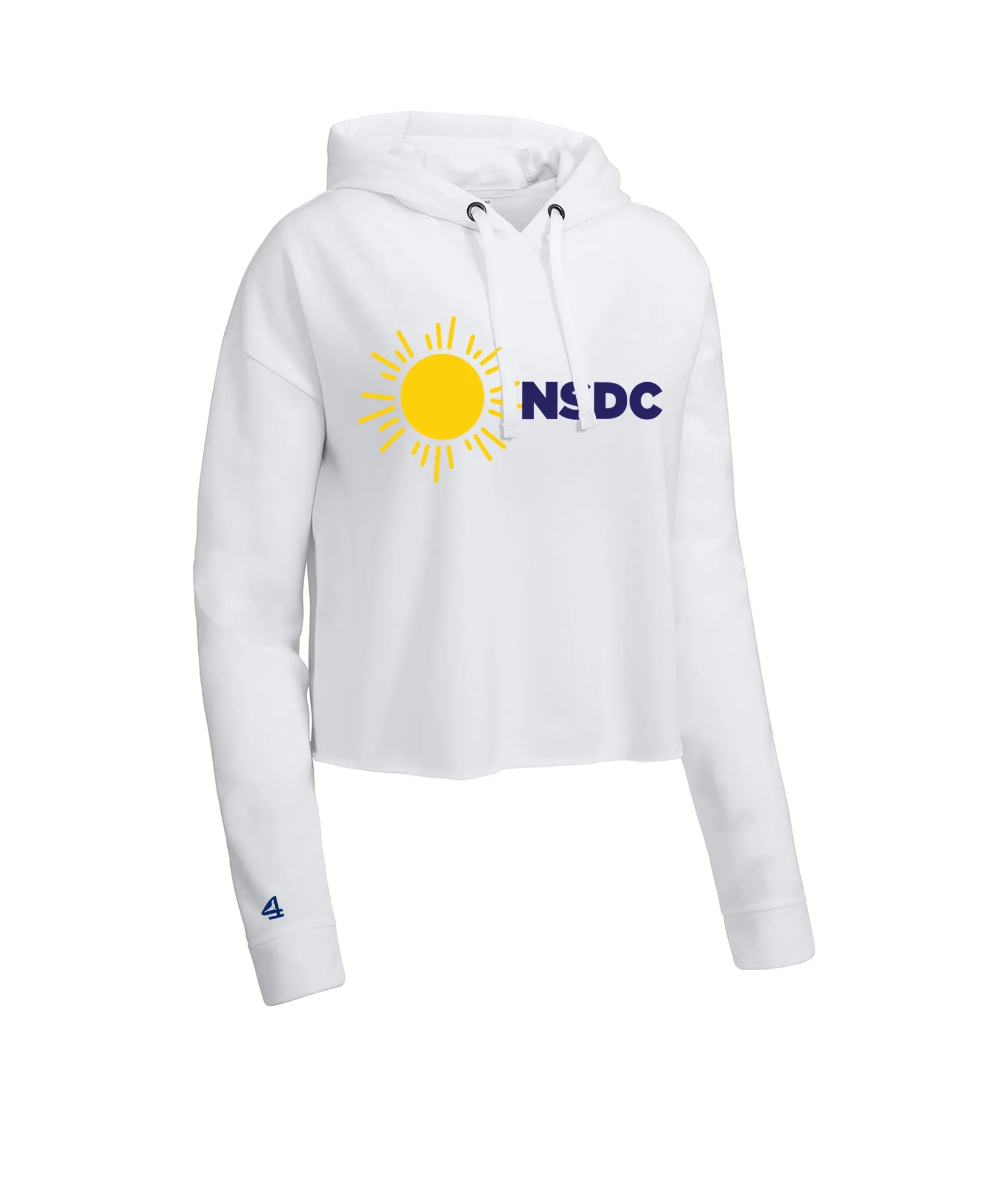 NSDC Women Cropped Lightweight Hoodie