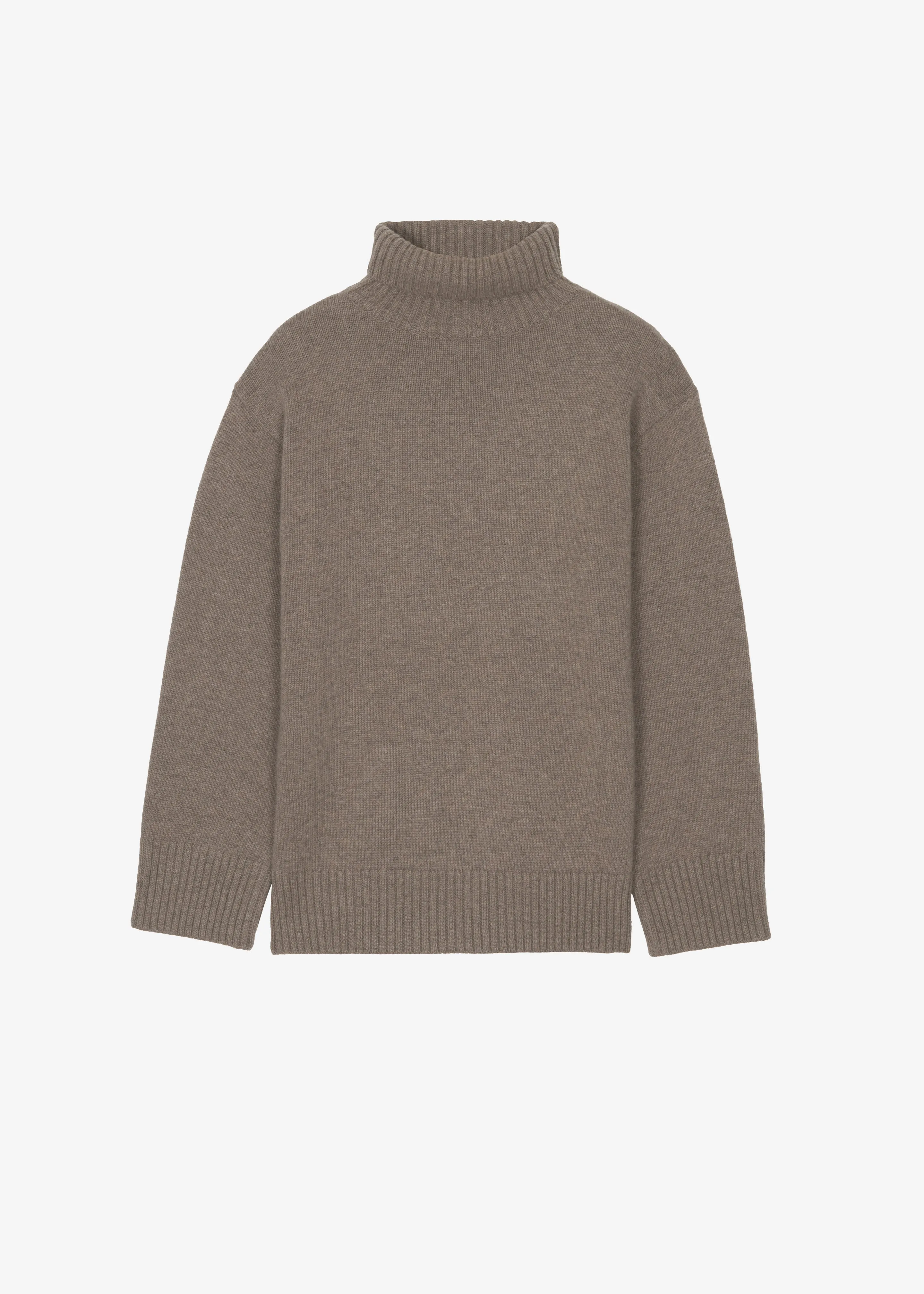 Odense Turtleneck Sweater - Brown