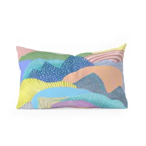 Ole Modern Landscape Oblong Throw Pillow (DS)