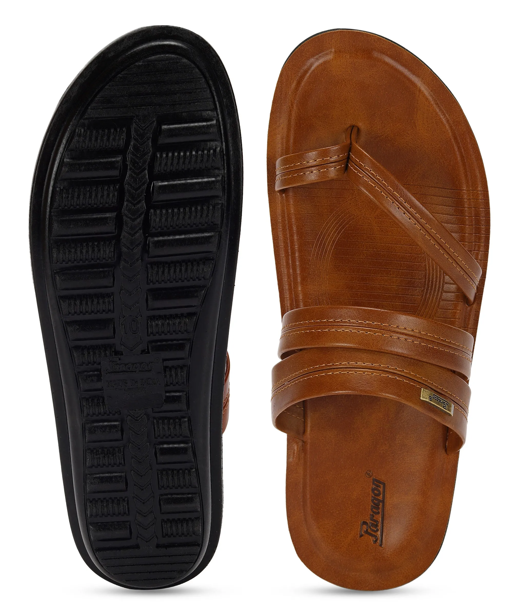 Paragon PUK2224G Men Stylish Sandals | Comfortable Sandals for Daily Outdoor Use | Casual Formal Sandals with Cushioned Soles