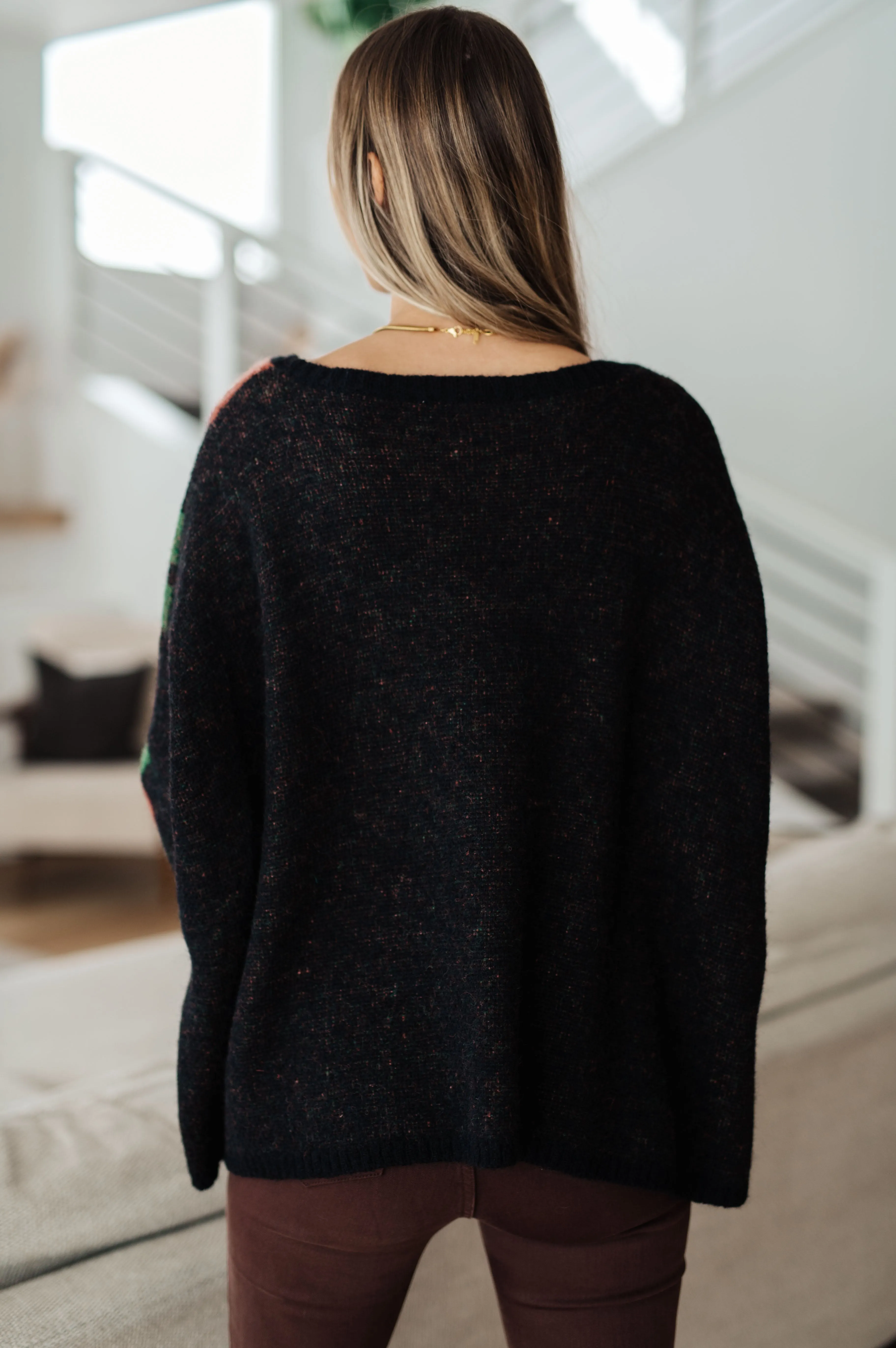 Paris Floral Sweater