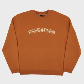 Pass Port Skateboards - Sham Knitted Jumper - Rust