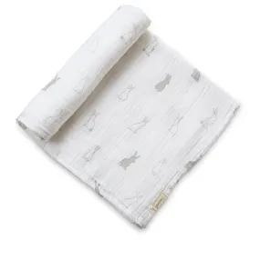 Pehr Swaddle Blanket in Bunny Hop