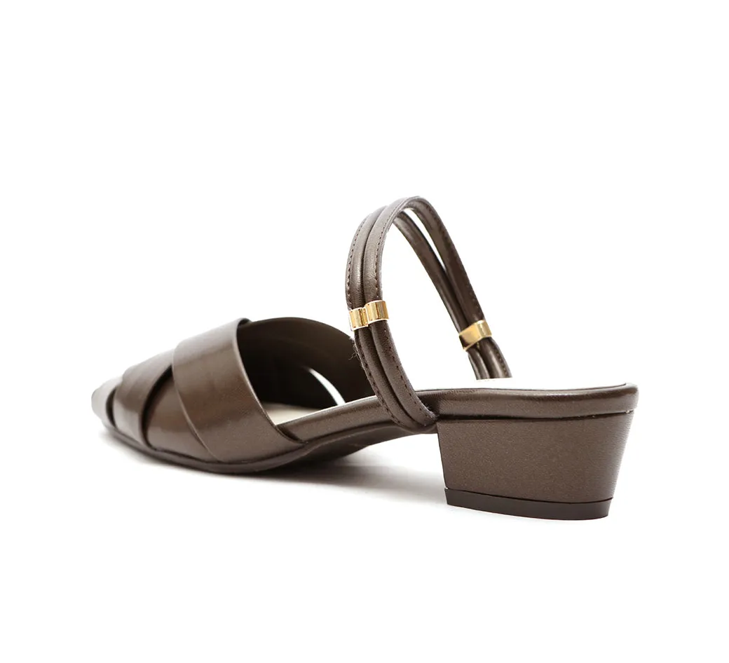 Pema Bronze 2 ways Sandals