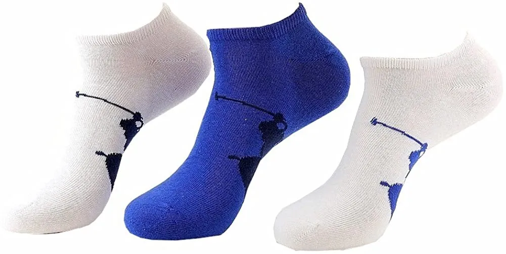 Polo Ralph Lauren Men's 3-Pack Big Polo Player Low Cut Socks