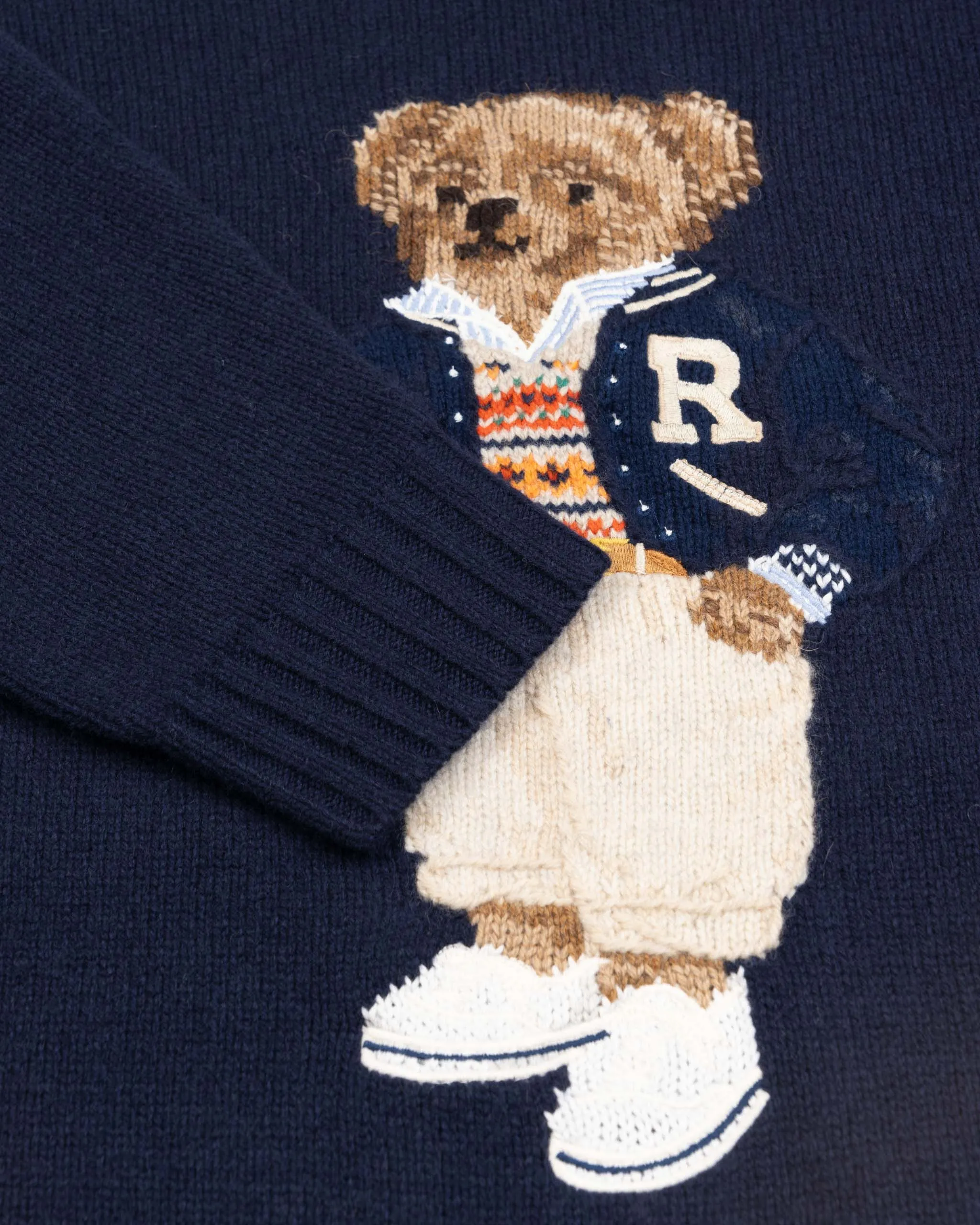 POLO RALPH LAUREN 'Polo Bear' Knitted Dress