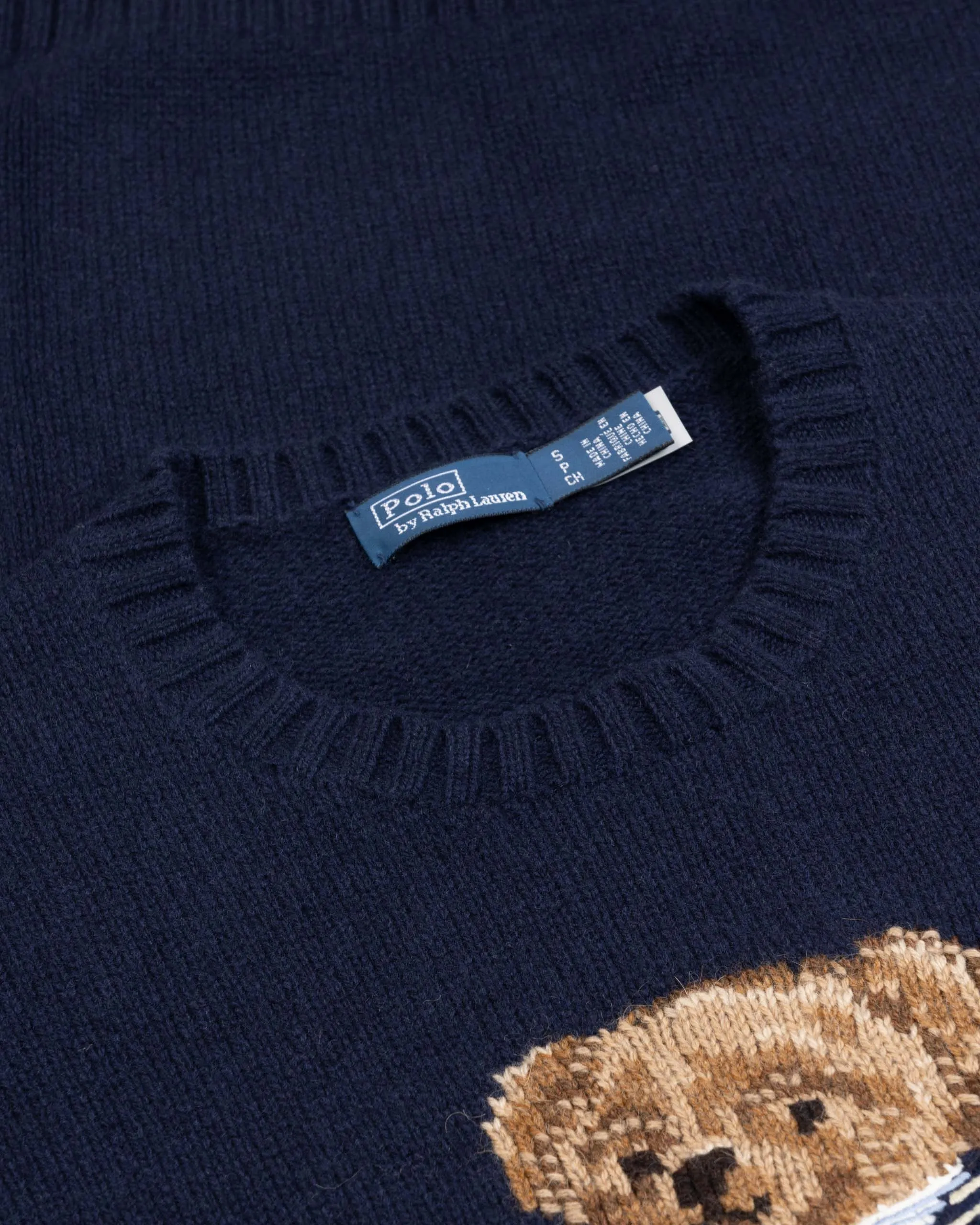 POLO RALPH LAUREN 'Polo Bear' Knitted Dress