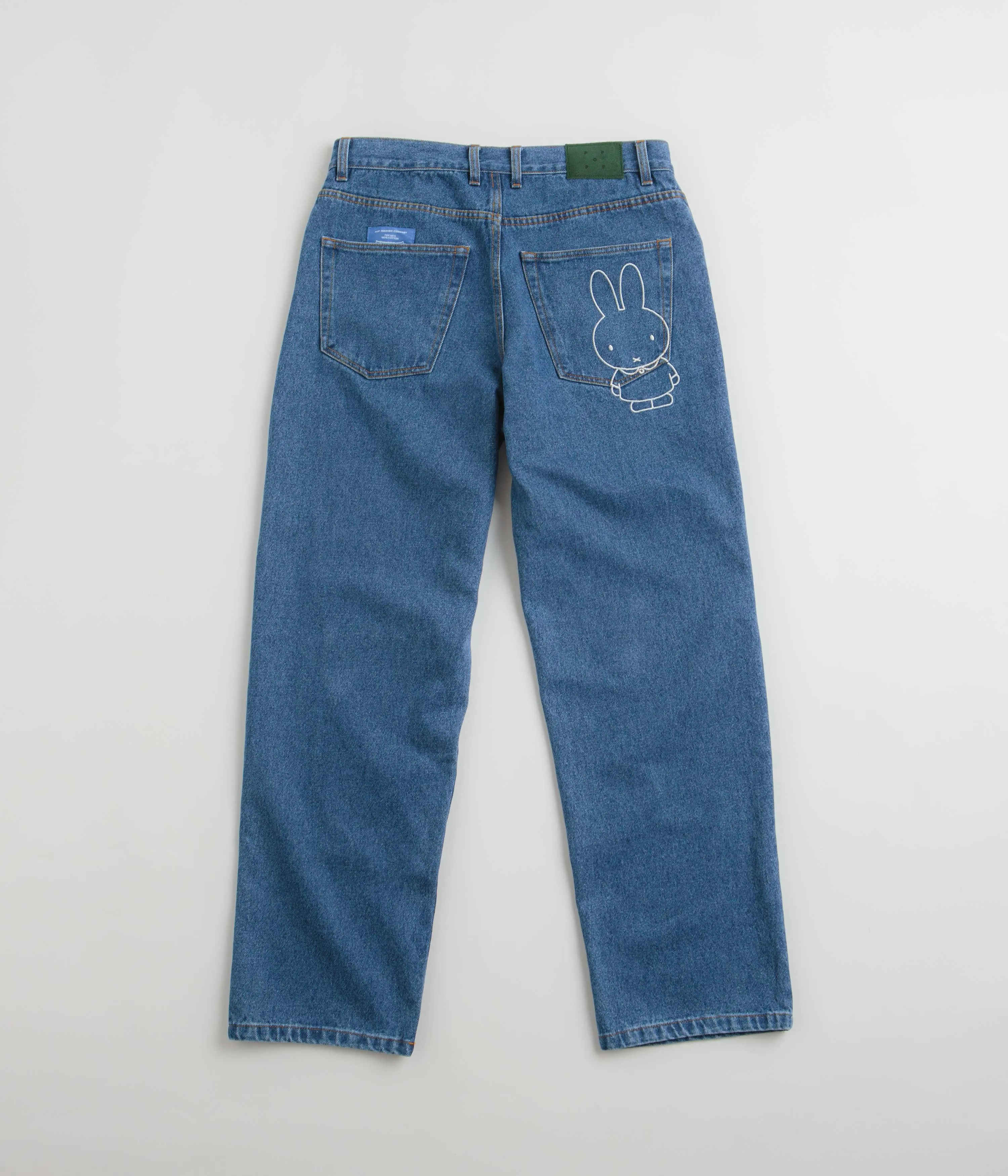 Pop Trading Company x Miffy DRS Denim Jeans - Dark Stonewash