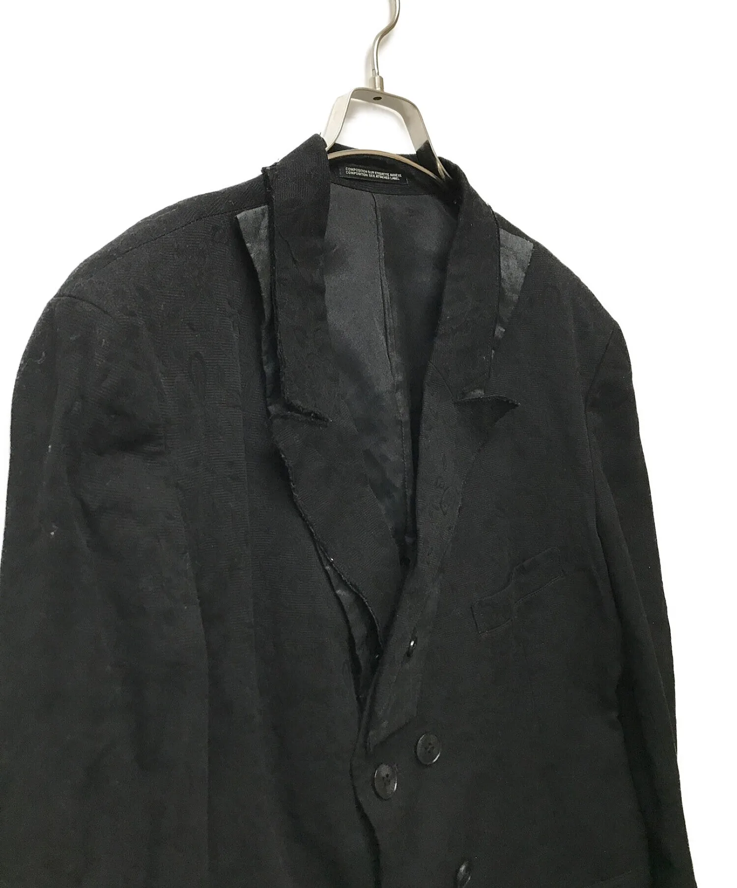 [Pre-owned] Yohji Yamamoto pour homme Flower Jacquard Double Tailored Jacket HO-J07-004