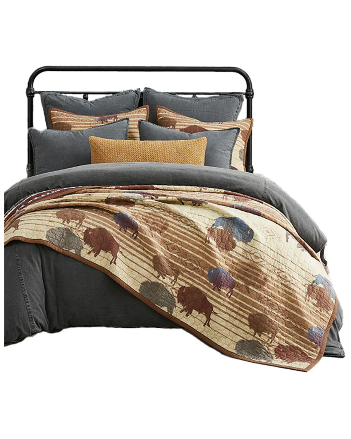 Product Name:  HiEnd Accents 3pc Home On The Range Reversible Quilt Set - Twin