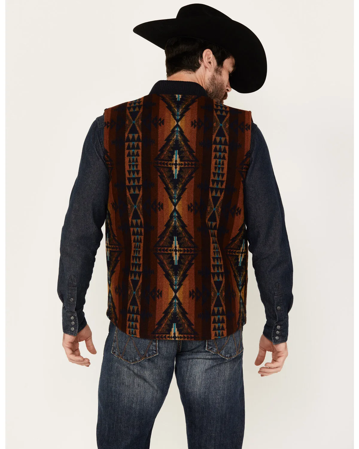 Product Name:  Pendleton Men's Parkdale Multicolor Snap Vest