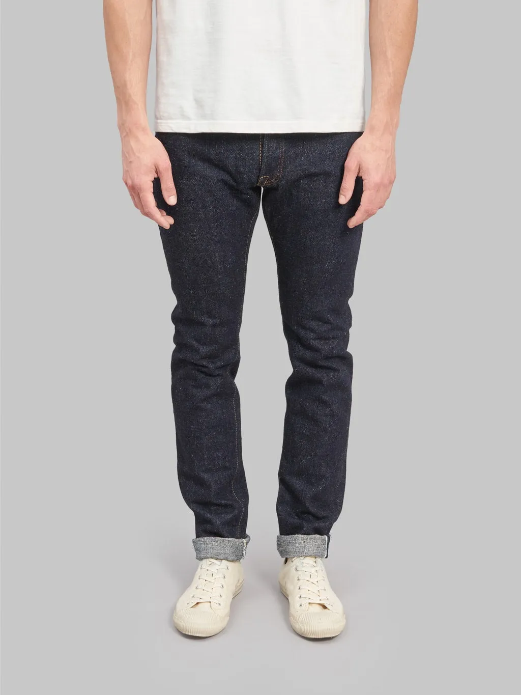 Pure Blue Japan SLB-013 Slub Denim 16.5oz Slim Tapered Jeans