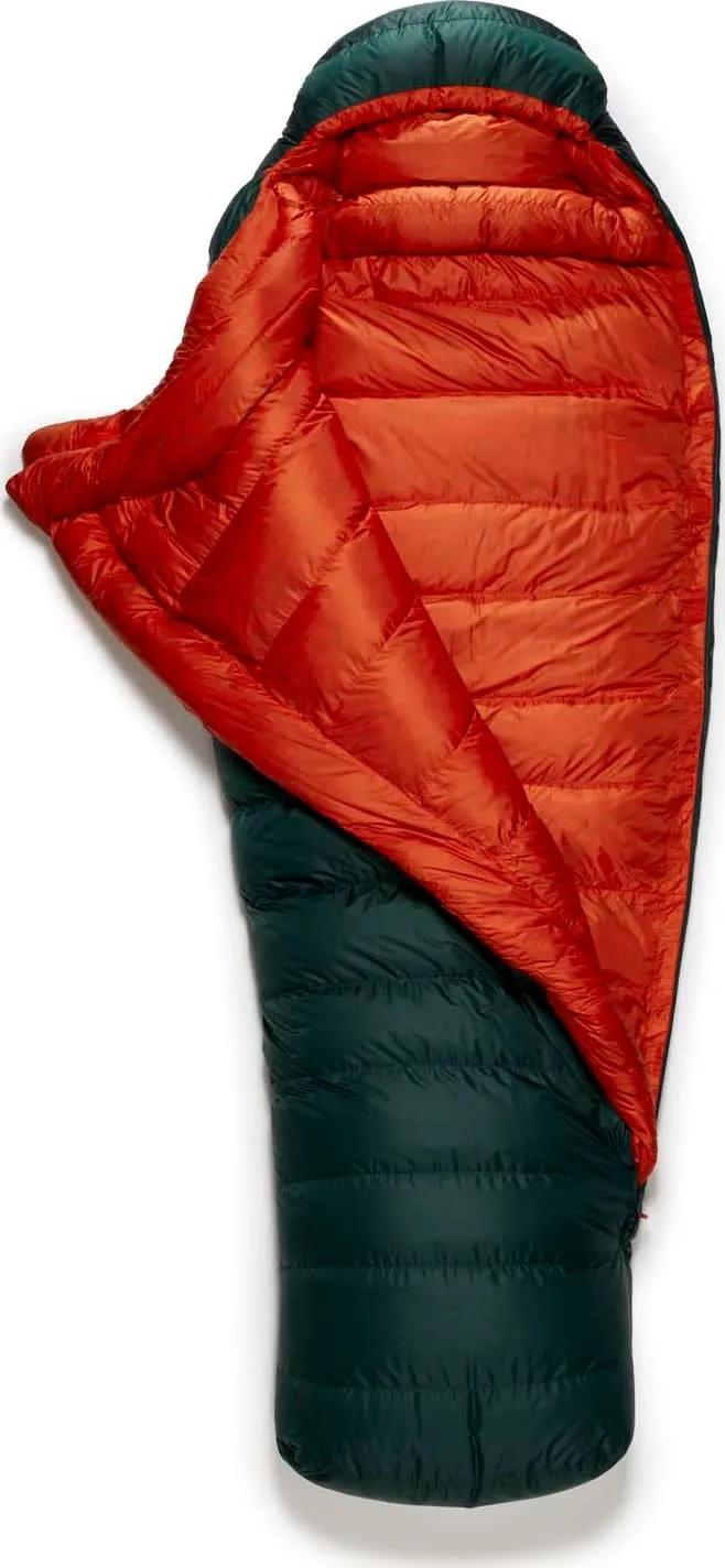 Rab Ascent 1100 Down sleeping Bag (-25C) Regular Pine | Buy Rab Ascent 1100 Down sleeping Bag (-25C) Regular Pine here | Outnort