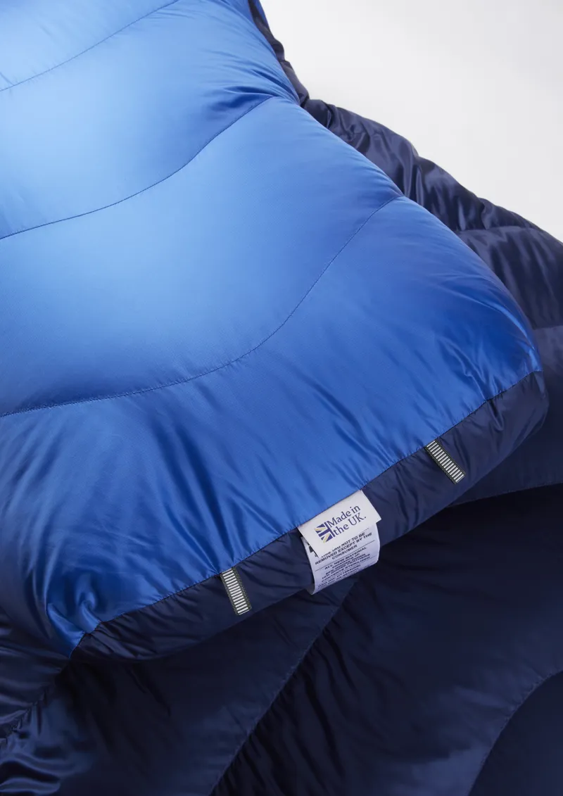 Rab Neutrino 800 Sleeping Bag Nightfall Blue - Regular - Right Zip