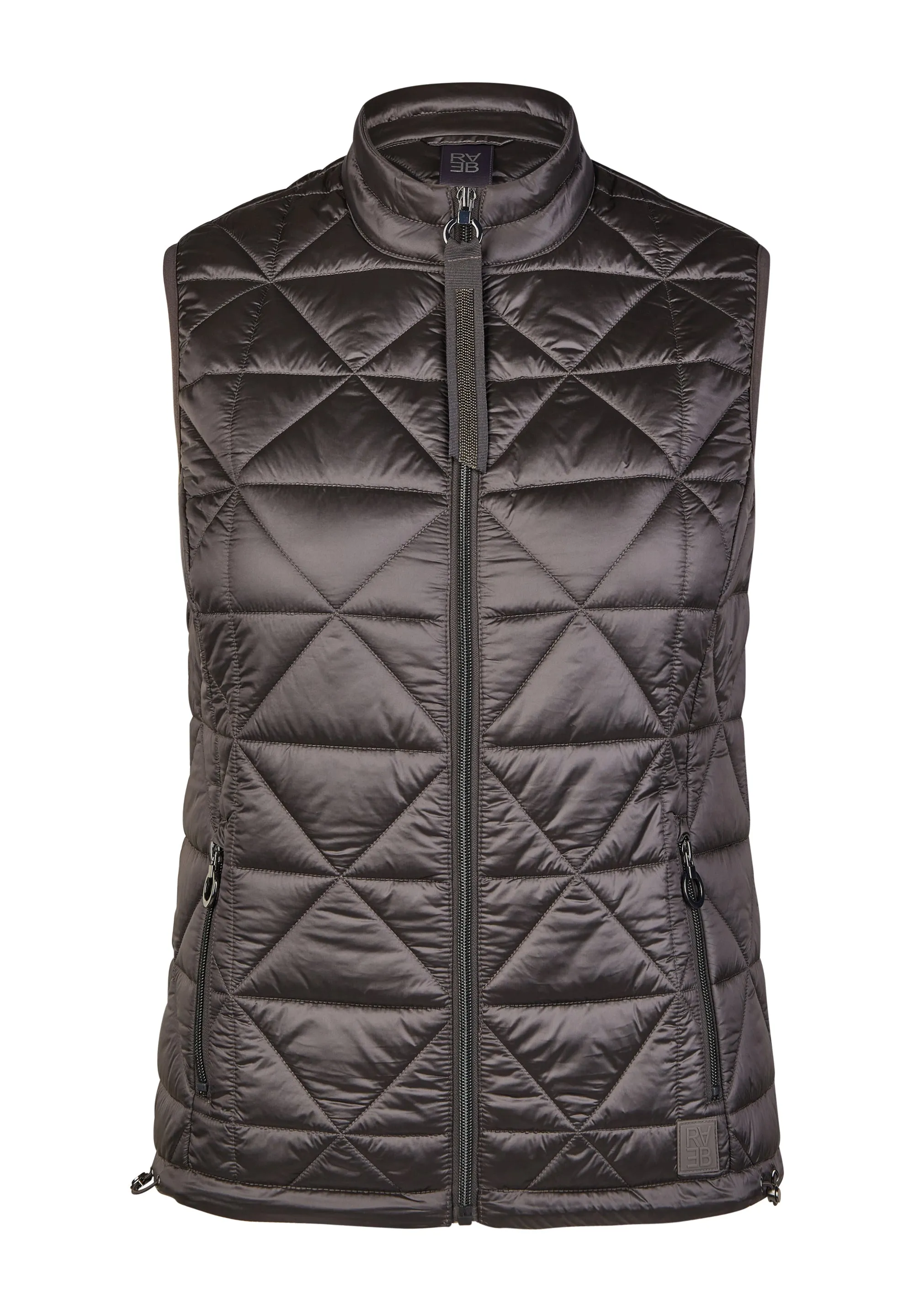 Rabe & LecomteGREY SLEEVELESS QUILTED VEST