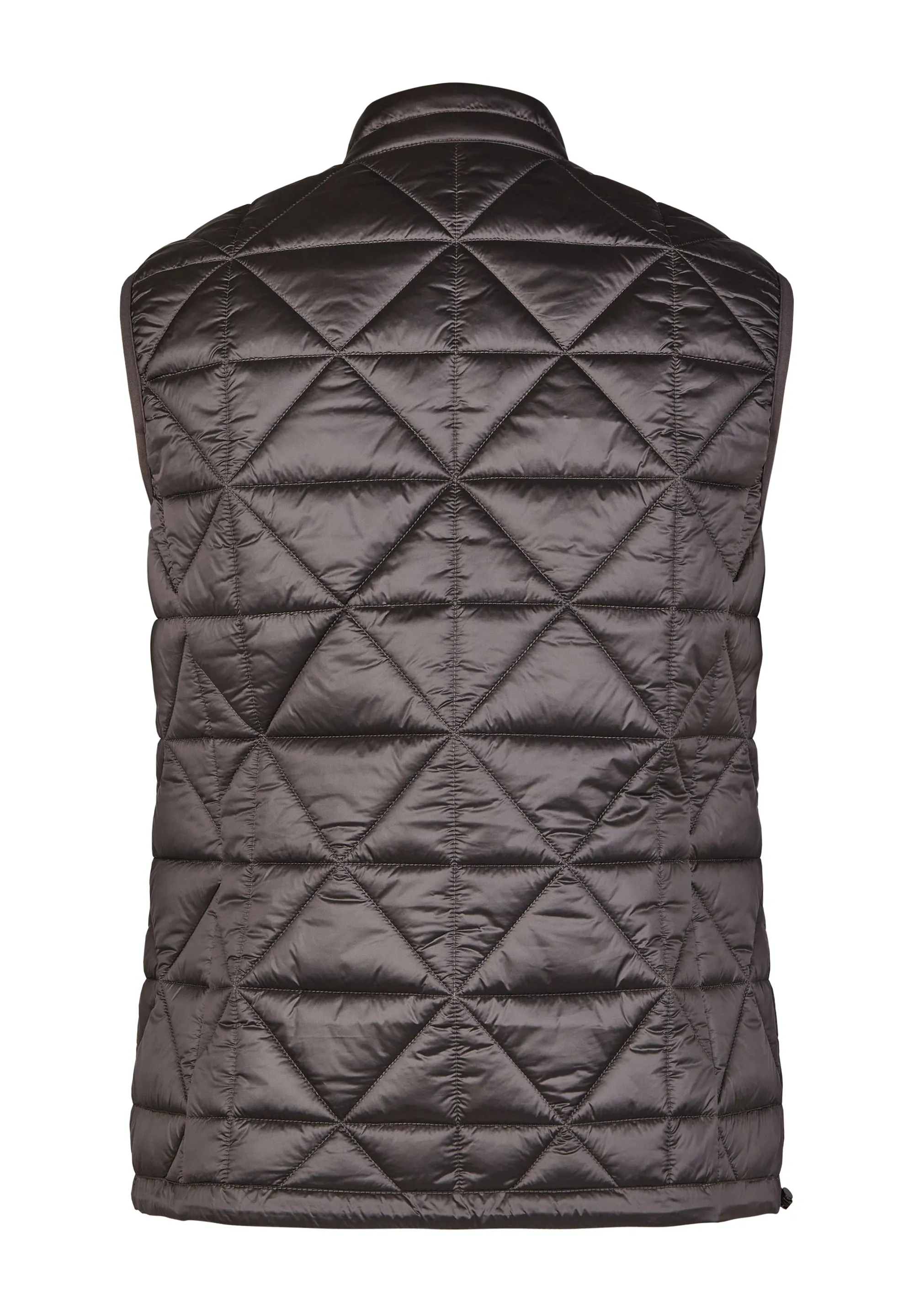 Rabe & LecomteGREY SLEEVELESS QUILTED VEST