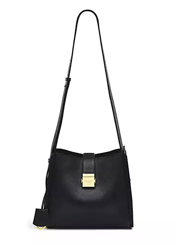 Radley London Black Sloane Street Medium Ziptop Crossbody Bag | Kaleidoscope